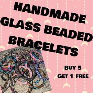 HANDMADE GLASS BEADED BRACELETS